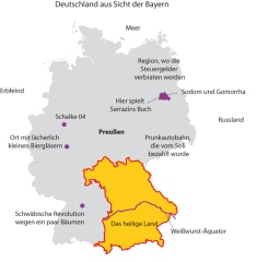 Deutschland aus Sicht der Bayern