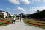 Der Park vor Schloss Mirabell